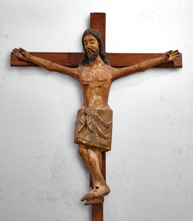 Cristo «santiaguito» o «Cristo de Trapo», actualmente en el museo de la basílica del Prado